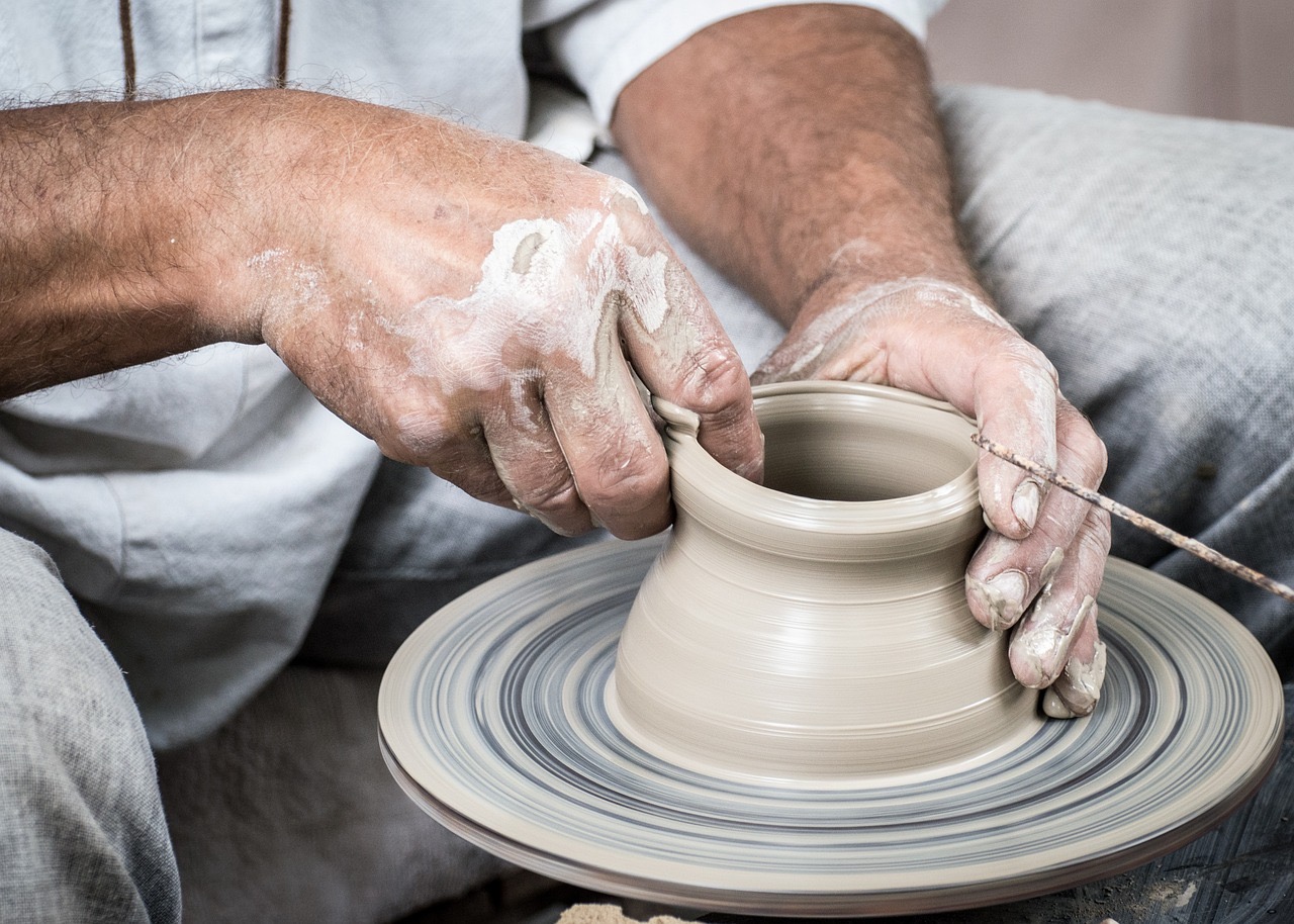 God is the potter, we are the clay